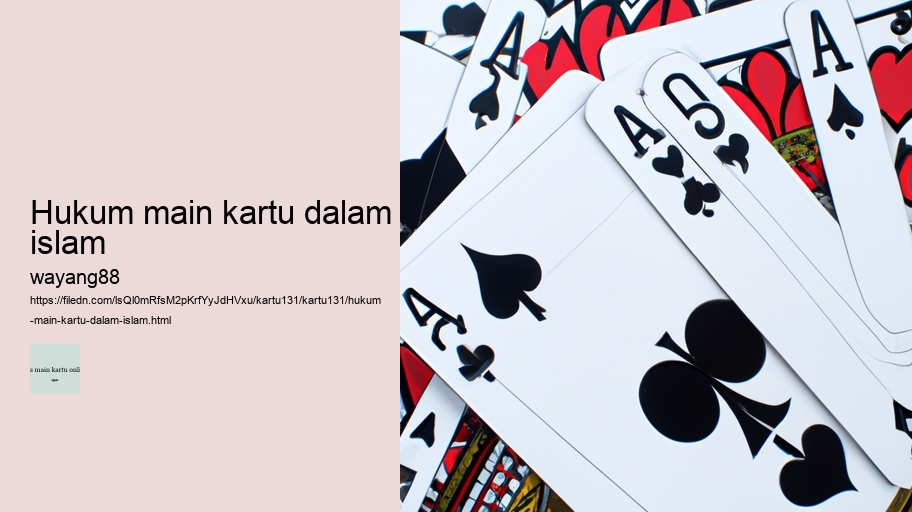 hukum main kartu dalam islam